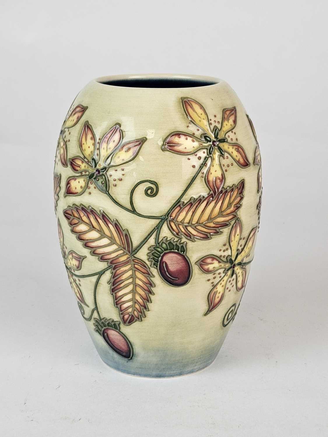 Moorcroft 'Serviceberry' vase designed by Nicola Slaney