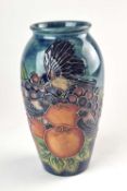Moorcroft 'Blue Finches' vase