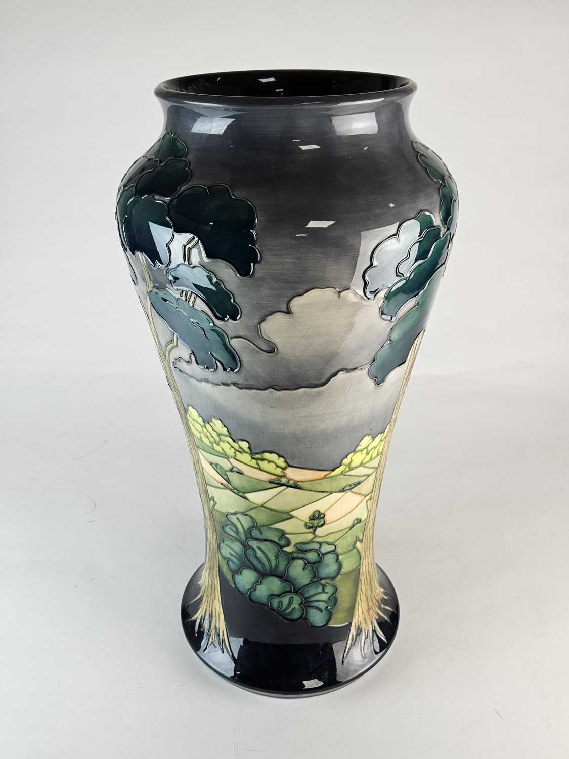 Large Walter Moorcroft 'After the Storm' limited edition vase - Image 3 of 9