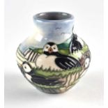 Moorcroft 'Puffins' vase