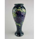 Moorcroft 'Blue Finches' vase designed by Sally Tuffin