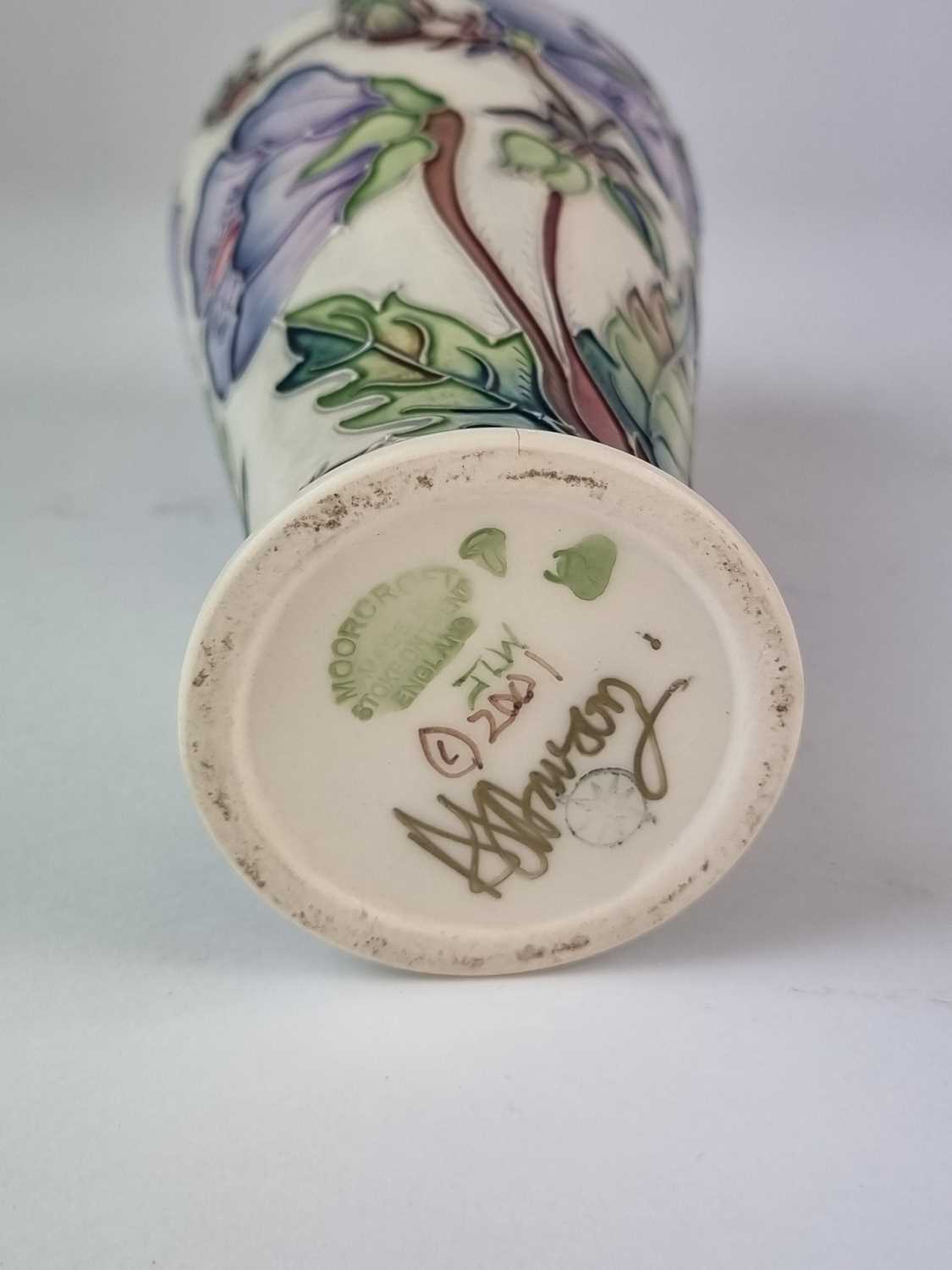 Moorcroft 'Meadow Cranesbill' vase designed by Alicia Aimson - Image 3 of 3