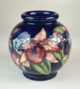 Walter Moorcroft 'Orchid and Spring Flowers' vase