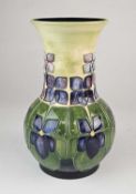 Moorcroft 'Violet' vase designed by Sally Tuffin