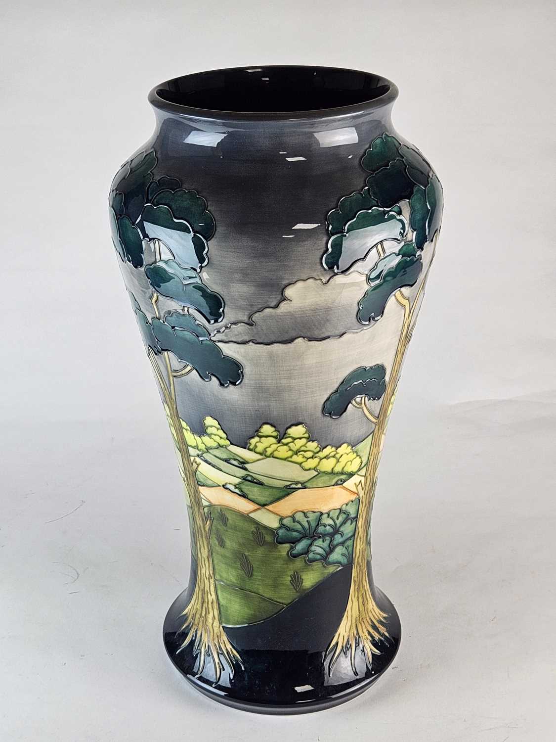 Large Walter Moorcroft 'After the Storm' limited edition vase - Image 4 of 9