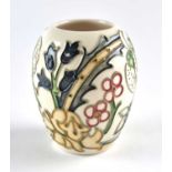 Moorcroft 'Golden Lily (ivory)' vase