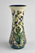 Moorcroft 'Monkshood' vase designed by Philip Gibson