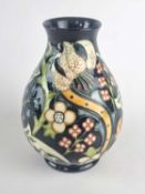 Moorcroft 'Golden Lily' vase