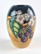 Moorcroft Trial 'Plum and Blossom' vase