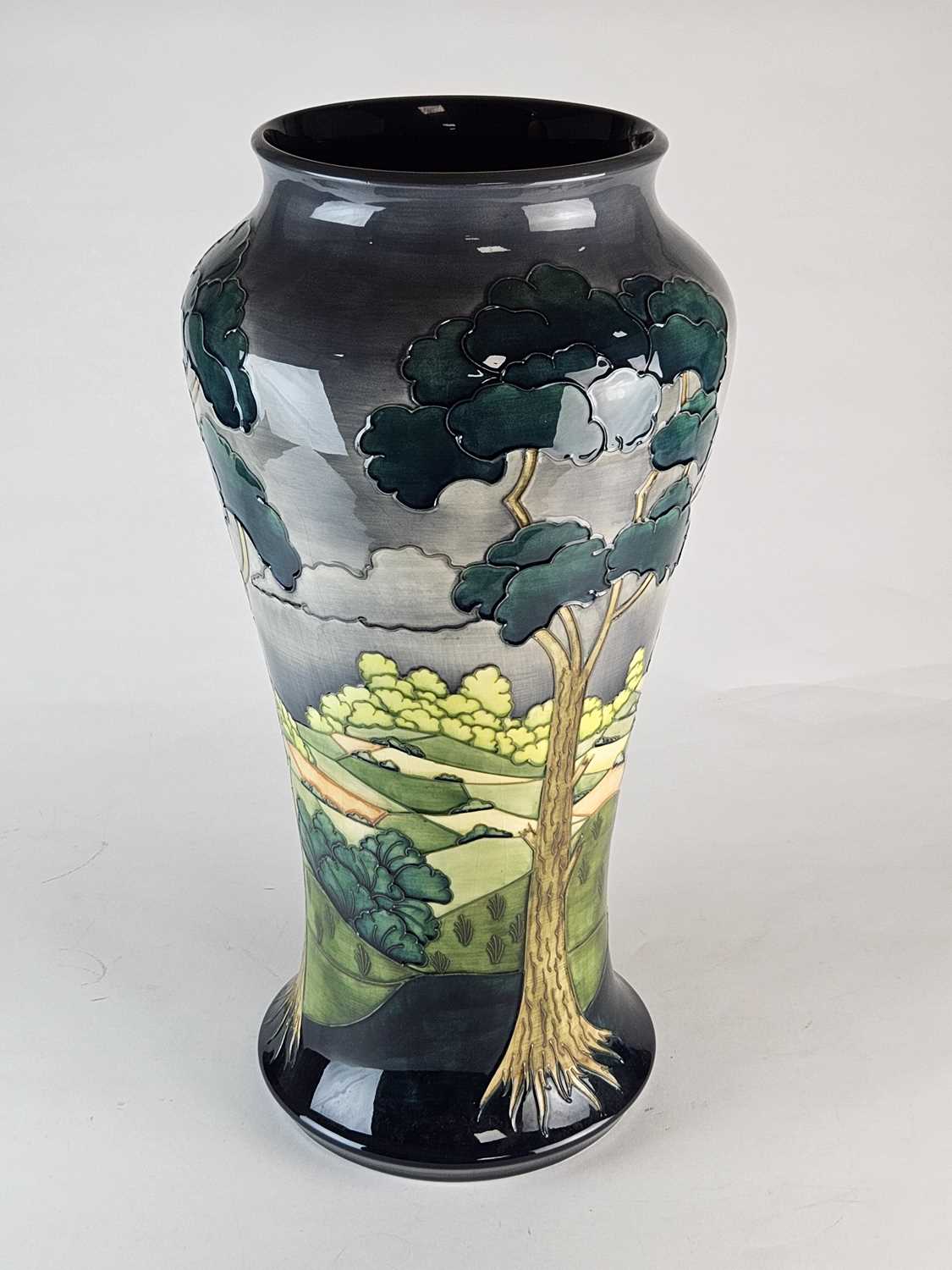 Large Walter Moorcroft 'After the Storm' limited edition vase - Image 5 of 9