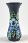 Small Moorcroft 'Tudor Rose' vase designed by Sally Tuffin