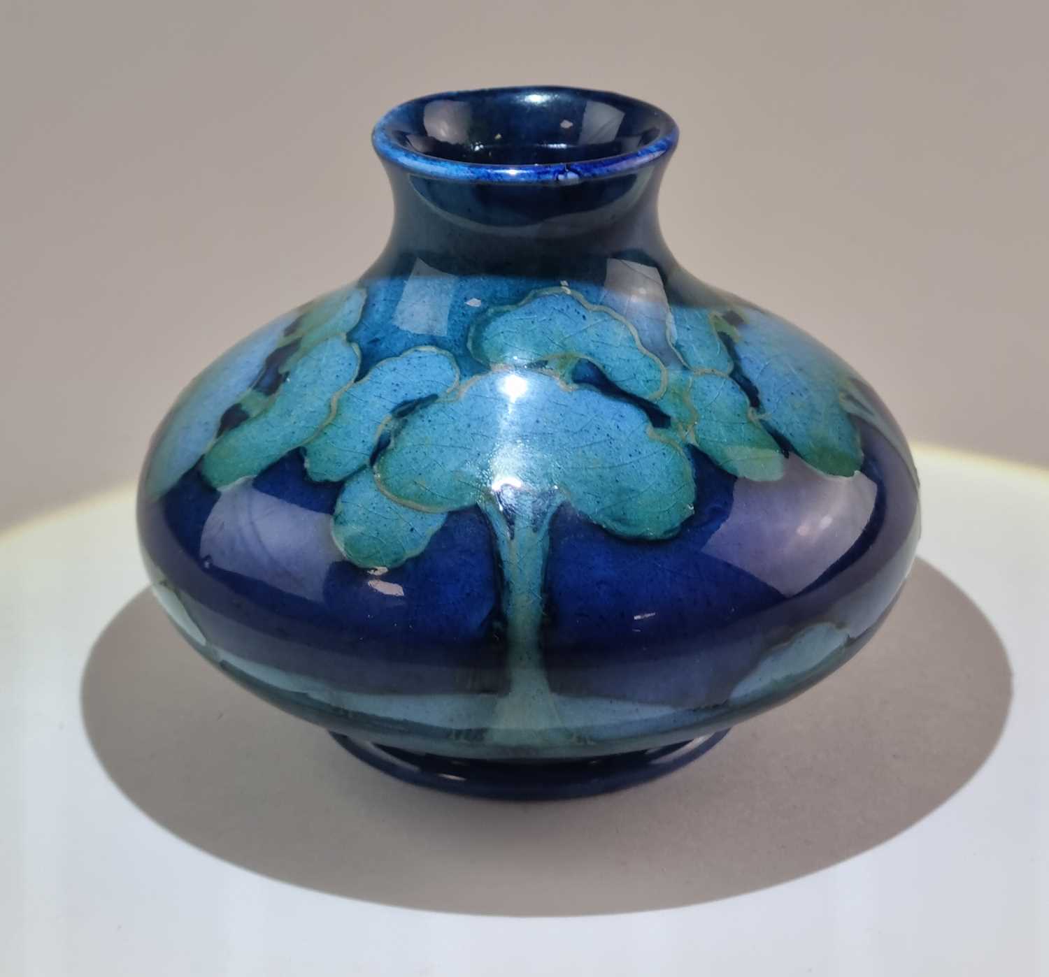 Moorcroft 'Moonlit Blue' vase - Image 10 of 10