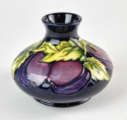 Moorcroft Trial 'Plums' vase