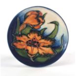 A small Moorcroft 'Spiraxia' plate