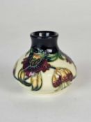 Miniature Moorcroft 'Anna Lily' vase designed by Nicola Slaney