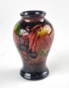 William Moorcroft flambe 'Leaf and Berry' vase