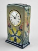 Moorcroft 'Hypericum' mantel clock