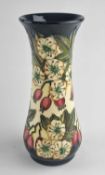 Moorcroft limited edition 'Hawthorn' vase, made for Liberty