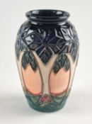 A small Moorcroft 'Cluny' vase