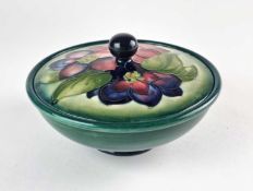 William Moorcroft 'Clematis' powder bowl and cover