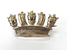 Royal Navy and Merchant Service 9ct gold sweetheart brooch