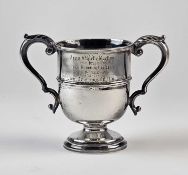 Silver military trophy cup awarded to 2nd Lieutenant Bremner, 20th Hussars, who was murdered in 1896