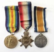 South African WW1 medal trio