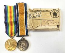 Pair of Army Cyclist Corps WW1 medals