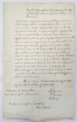 An Order to the Chief Magistrate of Margate forbidding any British ships to sail to Genoa, 1796