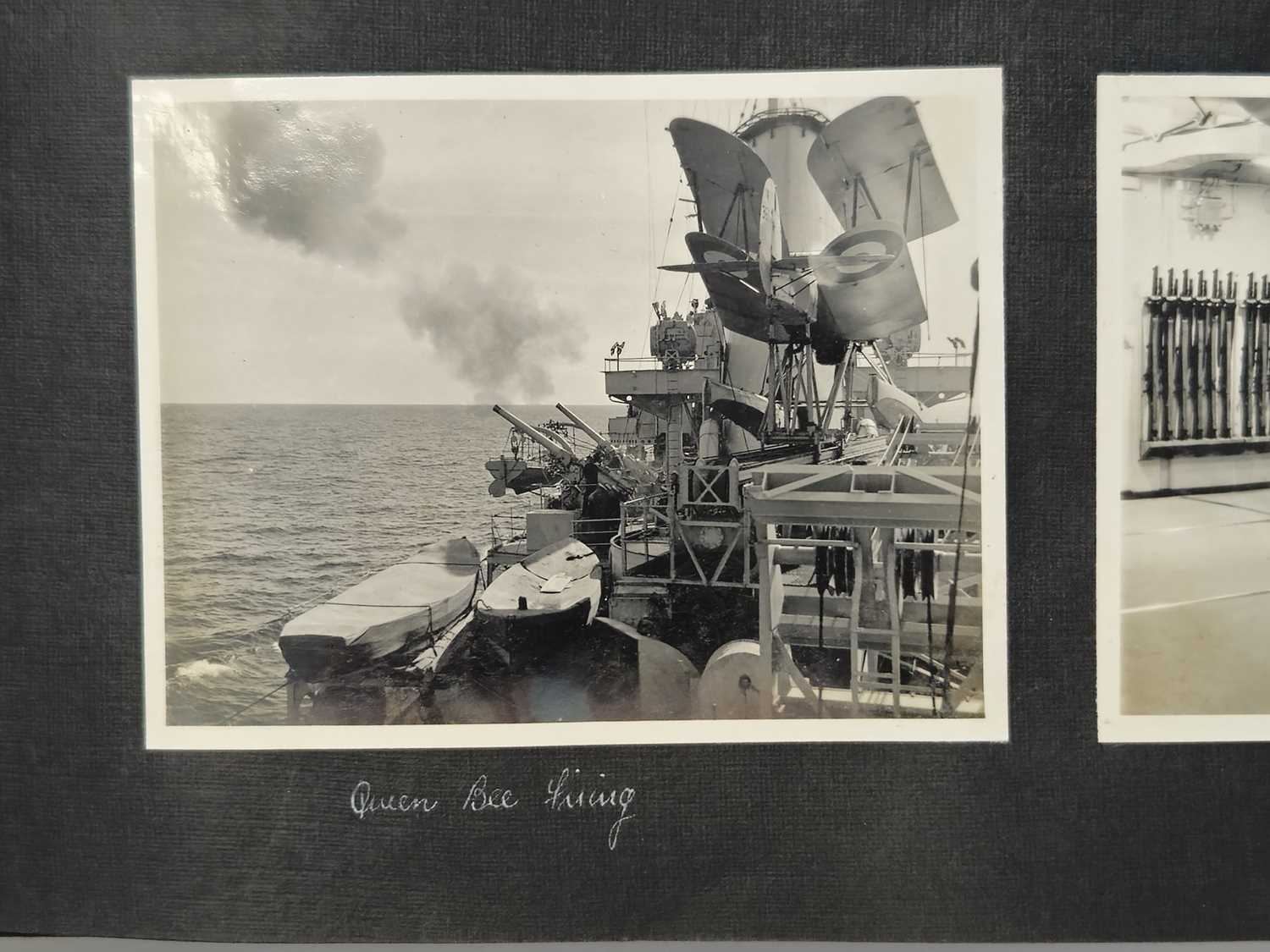 Royal Navy Photograph album of the maiden voyage of HMS Ajax (1935-1937) - Image 14 of 22
