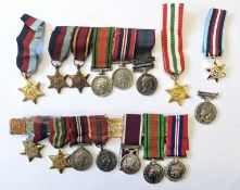 A collection of Second World War and later miniature medals.