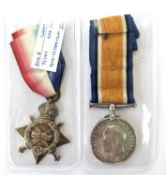 WW1 medal pair