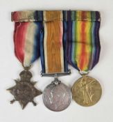 WW1 trio awarded to Private B.W West, Worcestershire Regiment