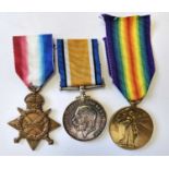 WW1 Royal Naval Reserve medal trio