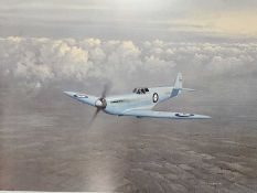 Gerald Coulson 'Birth of a Legend' spitfire print, limited edition