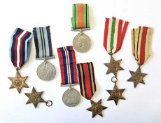 An album of unattributed Second World War medals comprising 1939-45 Star, France and Germany Star,