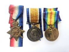 WW1 medal trio, Army Service Corps