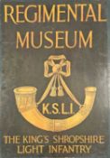 Display sign for the KSLI Regimental Museum