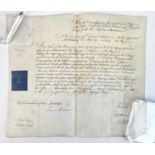 Royal Navy Commission - Lt Frederick David Schaw to HMS Hydra, signed by Admiral James Gambier