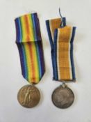 Pair of WW1 medals, 11th Btn Lancashire Fusiliers
