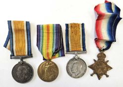 Four WW1 medals