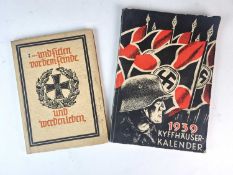 A mixed group containing German WW2 postal history, two booklets and a bundle of wartime newspapers