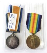 WW1 pair of Royal Artillery medals