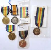 First World War Medals, various regiments.