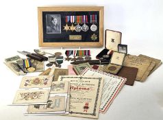 WW2 Operation Market Campaign group and WW1 family-related items