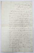 Royal Navy. Admiralty Order Vice Admiral Duckworth to seize all Spanish ships in Jamaica. 1804.