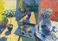 Beverley Fry (b.1948) Studio Garden