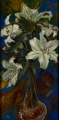 Beverley Fry (b.1948) White Lilies