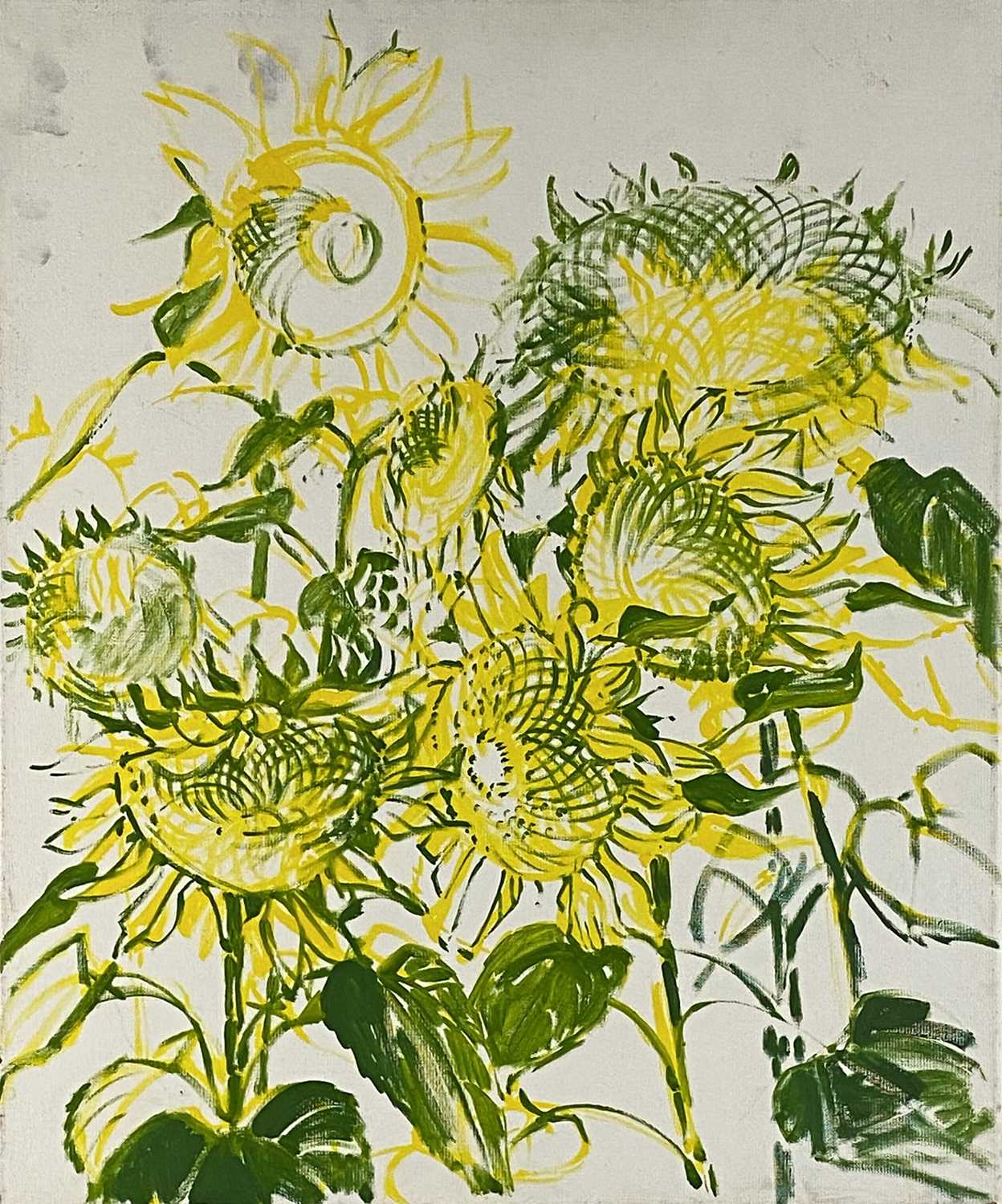 Beverley Fry (b.1948) Sunflower Drawing