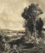 David Lucas (1802-1881) Dedham Vale, After John Constable